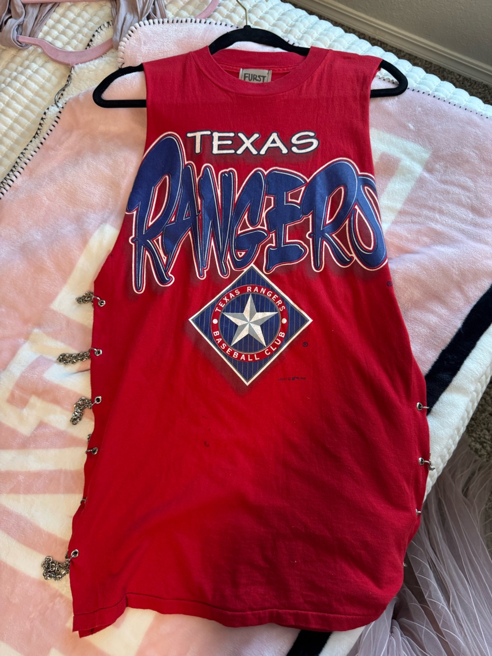 Texas Rangers Red Graphic Tee